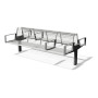 Egoe U doppelseitige Bank mit Armlehnen, U1-390