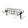 Egoe U two-sided bench with armrests, U1-391