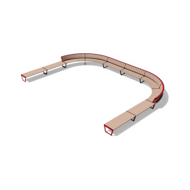 Egoe A set krožnih klopi, A4-SETU1