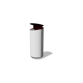 Egoe U litter bin with rain cover and ashtray, 75l, U20-5420