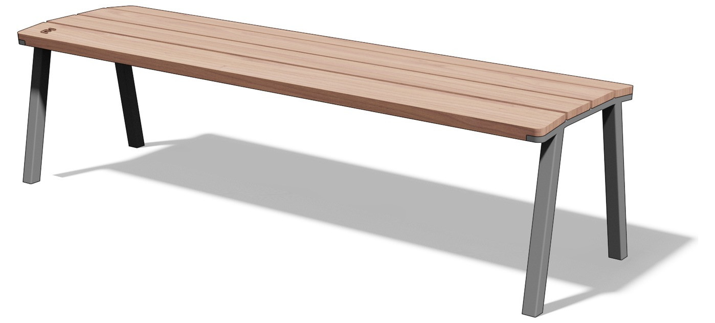 Egoe E bench without backrest, E2-111