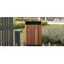 Egoe A litter bin for sorted waste with rain cover, A20-2111, setting