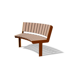 Egoe U zakrivljena klupa R1100 / 45°, U3-550