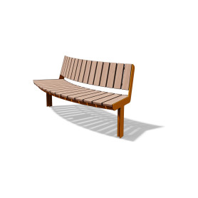 Egoe U curved bench R2000 / 30°, U3-600