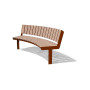 Egoe U curved bench R2000 / 30°, U3-650