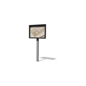 Egoe L one-sided information display case, L2-120