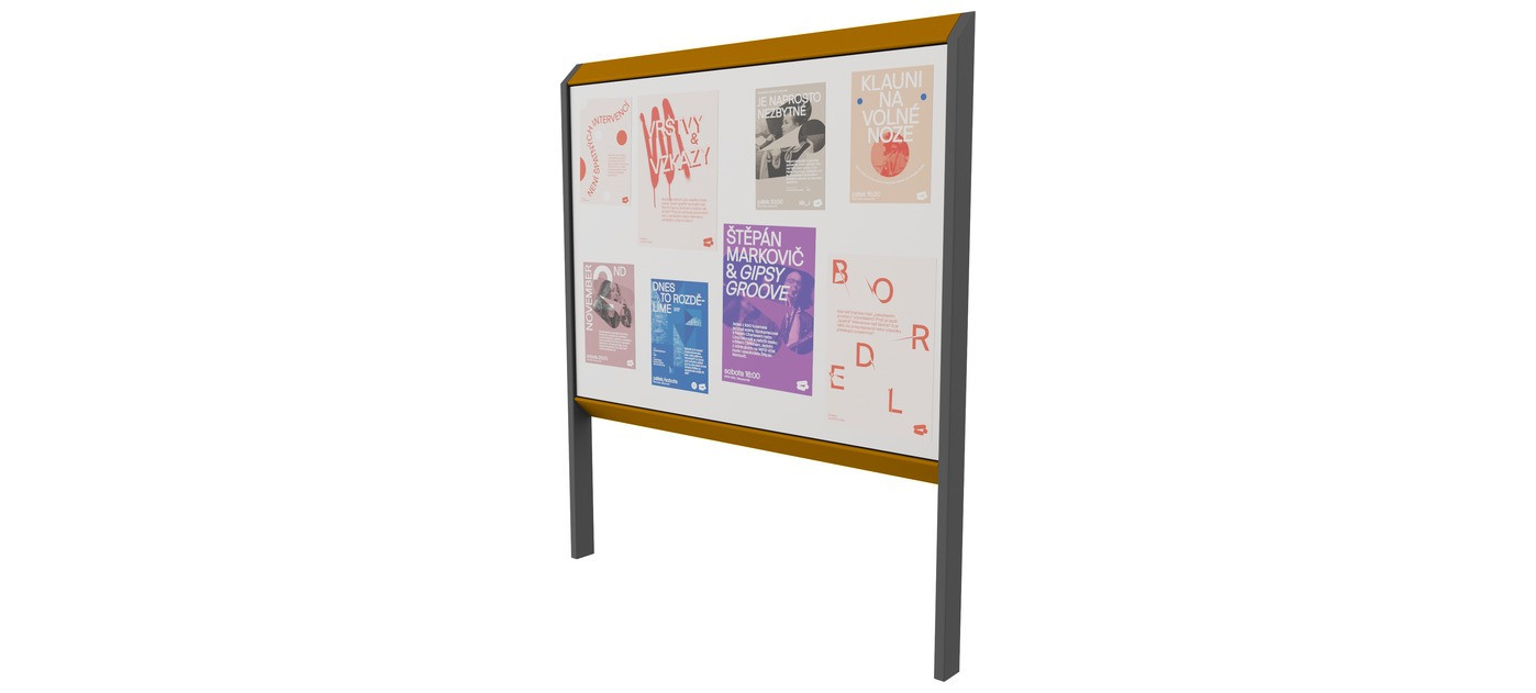 Egoe L enostranska plakatna tabla 1,7 x 1,2 m, L4-200