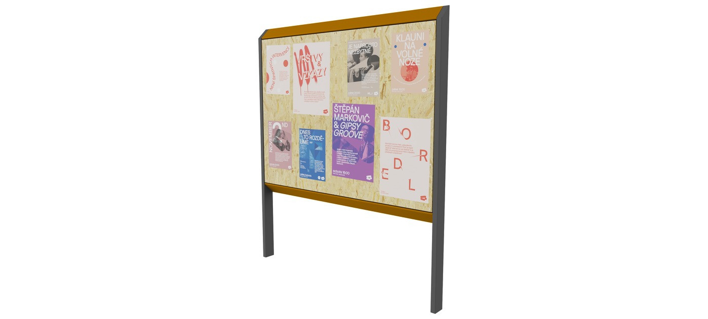 Egoe L enostranska plakatna tabla 1,7 x 1,2 m, L4-210