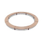Egoe U gebogene Bank ohne Rückenlehne R2000 / 30°, U3-SETO3