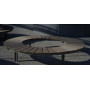 Egoe U ukrivljena klop brez naslonjala R2000 / 30°, U3-SETO3, ambient