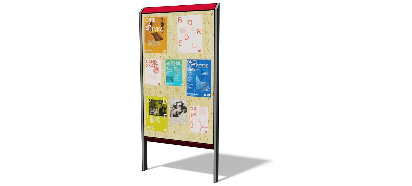 Egoe L enostranska plakatna tabla 1,3 x 2 m, L4-710