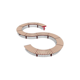 Egoe U set ukrivljenih klopi, U3-SETS1