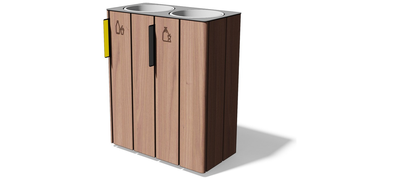 Egoe E koš za odvojeni otpad 2x38 l, E20-2101