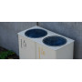 Egoe E litter bin for sorted waste 2x38l, E20-2401, setting
