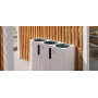 Egoe E litter bin for sorted waste 3x38l, E20-3401, setting