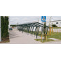 Egoe X Fahrradüberdachung 8,3 x 2,5 m (22 Fahrräder), X3-V610, Ambiente