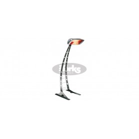 Heliosa Hi Design 994, 2000W Infrarot-Heizstrahler mit Hiraffa-Metallständer, IPX5 HELIADA 994 infrardeč grelec s Hiraffa kovinskim stojalom, IPX5