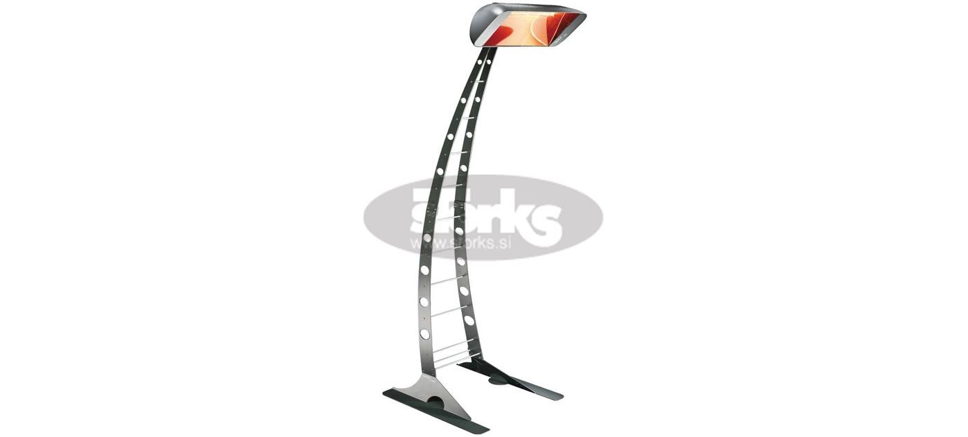 HELIADA 994 infraread heater with Hiraffa metal stand, IPX5