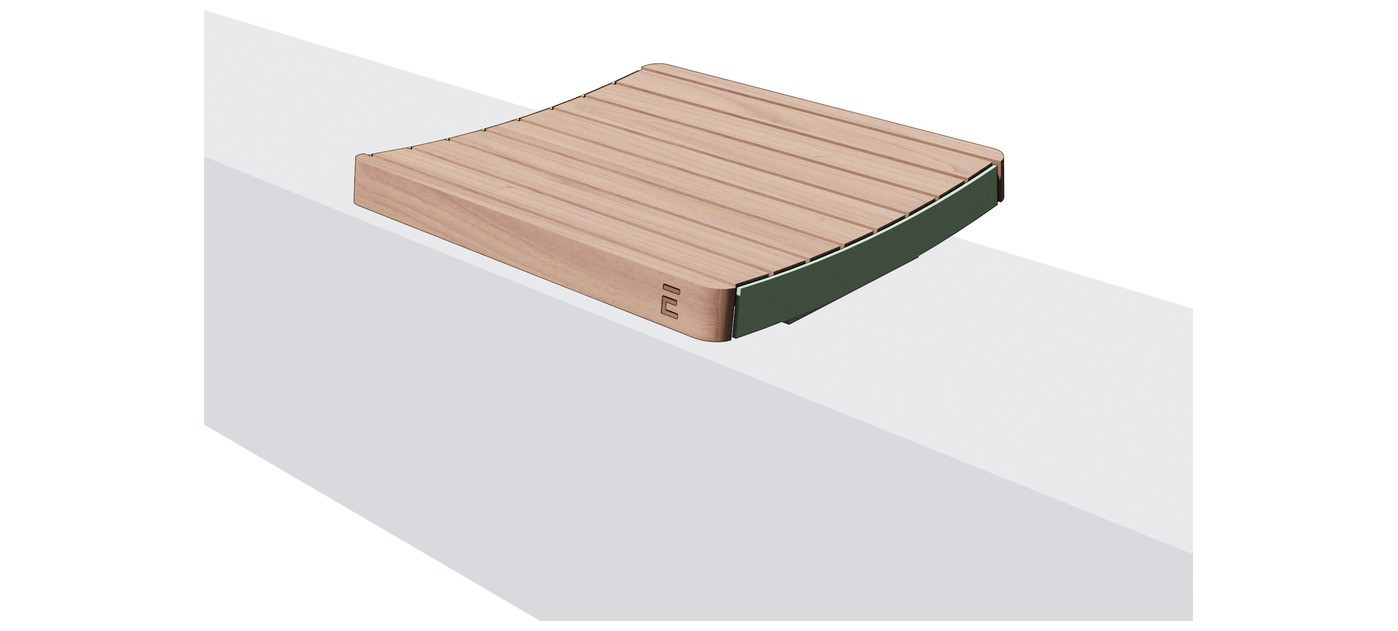 Egoe I wall-mounted bench, 0,7m, I1-126