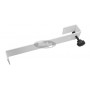 Bracket for mounting under umbrellas, awnings and structures