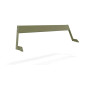 Extremis Hopper naslonjalo, aluminij, 6-8 oseb, L : 238 cm / 93.7", Trstno zelena (RAL6013)