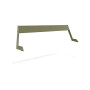 Extremis Hopper naslonjalo, aluminij, 6-8 oseb, L : 238 cm / 93.7", Trstno zelena (RAL6013)