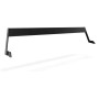 Extremis Hopper naslonjalo, aluminij, 8-10 oseb, L : 298 cm / 117.3", Črna (RAL9005)