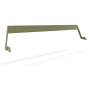 Extremis Hopper naslon, aluminij, 8-10 osoba, L : 298 cm / 117.3", Trstika zelena (RAL6013)