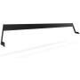 Extremis Hopper naslonjalo, aluminij, 10-12 oseb, L : 358 cm / 141.0", Črna (RAL9005)