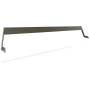 Extremis Hopper naslonjalo, aluminij, 10-12 oseb, L : 358 cm / 141.0", Earth (RGB 88 88 84)