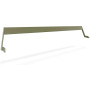 Extremis Hopper naslonjalo, aluminij, 10-12 oseb, L : 358 cm / 141.0", Trstno zelena (RAL6013)