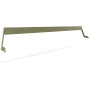 Extremis Hopper naslonjalo, aluminij, 10-12 oseb, L : 358 cm / 141.0", Trstno zelena (RAL6013)