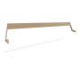 Extremis Hopper naslonjalo, aluminij, 10-12 oseb, L : 358 cm / 141.0", Peščeno bež (RAL1019)