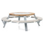 Extremis Gargantua cushions, Marble (Sunbrella® Lopi)