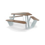 Extremis Anker picnic table, Galvanised steel