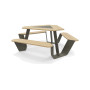 Extremis Anker Picknicktisch, Earth (RGB 88 88 84)