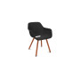 Extremis Captain's Chair stol, Bakreno rjava (RAL8004)
