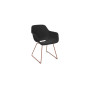 Extremis Captain's Chair stol, Bakreno rjava (RAL8004)