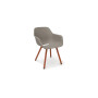 Extremis Captain's Chair stol, Bakreno rjava (RAL8004)