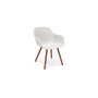 Extremis Captain's Chair stol, Bakreno rjava (RAL8004)