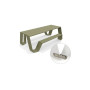 Extremis Hopper piknik stol, aluminij, Trstika zelena (RAL6013)