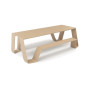 Extremis Hopper Picknicktisch, Aluminium, Strandbeige (RAL1019)