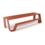 Extremis Hopper Picknicktisch, Aluminium, Kupferbraun (RAL8004)
