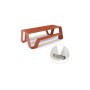Extremis Hopper Picknicktisch, Aluminium, Kupferbraun (RAL8004)