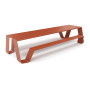 Extremis Hopper Picknicktisch, Aluminium, Kupferbraun (RAL8004)