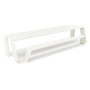 Extremis Hopper Picknicktisch, Aluminium, Grauweiß (RAL9002)