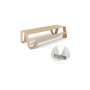 Extremis Hopper Picknicktisch, Aluminium, Strandbeige (RAL1019)