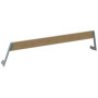 Extremis Hopper backrest, wood, Verdigris (RGB 133 147 142)