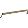 Extremis Hopper backrest, wood, Black (RAL9005)