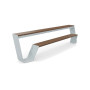 Extremis Hopper bench, Galvanised steel